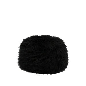 �A�b�p���X ���f�B�[�X �X�q �A�N�Z�T���[ Margot faux-fur pillbox hat Black