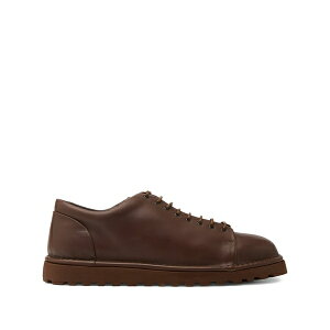 �}�[�V�� �����Y �X�j�[�J�[ �V���[�Y Pallottola pomice round-toe sneakers Brown