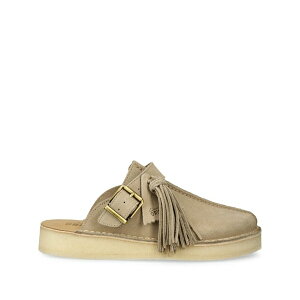 �N���[�N�X ���f�B�[�X �T���_�� �V���[�Y Trek mule suede slippers Neutrals