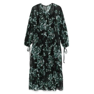 �X�R�b�`�A���h�\�[�_ ���f�B�[�X �����s�[�X �g�b�v�X Fil coupe maxi dress Black
