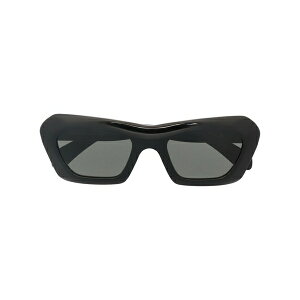 ���g���X�[�p�[�t���[�`���[ �����Y �T���O���X�E�A�C�E�F�A �A�N�Z�T���[ Zenya geometric-frame sunglasses Black