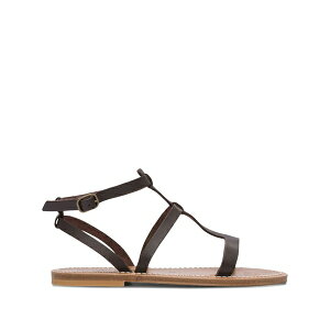 �J�[�E�W���b�N ���f�B�[�X �T���_�� �V���[�Y Buckle-fastening leather sandals Brown