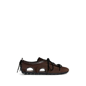 �V���[�l�E���V�� ���f�B�[�X �X�j�[�J�[ �V���[�Y Cut-out ballerina sneakers Brown
