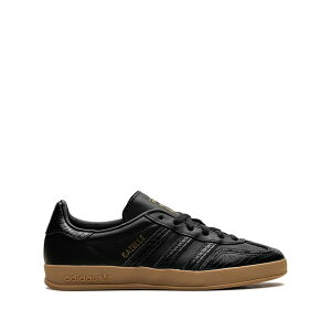 �A�f�B�_�X �����Y �X�j�[�J�[ �V���[�Y X gazelle indoor core black/snakeskin sneakers Black