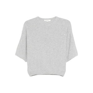 �A���g�l�� ���f�B�[�X T�V���c �g�b�v�X Lucilla sequin top Grey