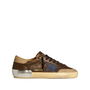 �S�[���f���O�[�X �����Y �X�j�[�J�[ �V���[�Y Super-star leather sneakers Brown