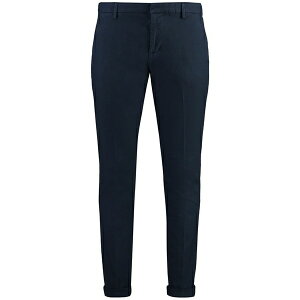 �h���_�b�v �����Y �J�W���A���p���c �{�g���X Pantaloni chino gaubert in cotone Blue