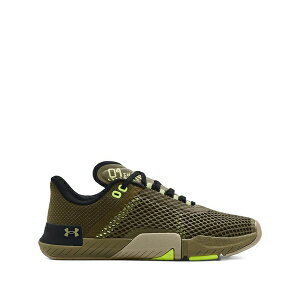 �A���_�[�A�[�}�[ �����Y �X�j�[�J�[ �V���[�Y Tribase reign 4 tent/black/khaki sneakers Green