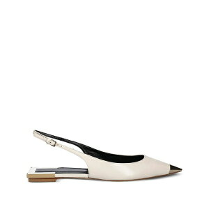 �G���U�x�X�t�����L ���f�B�[�X �T���_�� �V���[�Y Pointed-toe slingback ballet flats Neutrals