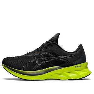ASICS �A�V�b�N�X �����Y �X�j�[�J�[ �yASICS Novablast 'Black Lime Zest' 1011A681-003�z �T�C�Y US_9.5(27.5cm)