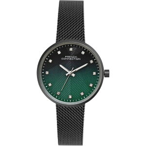 �t�����`�R�l�N�V���� ���f�B�[�X �r���v �A�N�Z�T���[ connection Dawnlight Blue-Green Round Dial Womens Analogue Watch