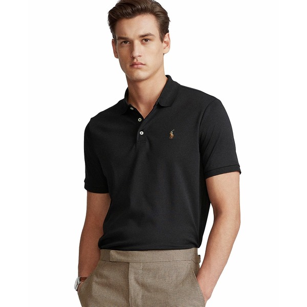 87％以上節約 出色 ラルフローレン メンズ トップス ポロシャツ Polo Black 全商品無料サイズ交換 Men's Classic Fit Soft Cotton zenithsmm.com zenithsmm.com