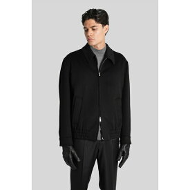 ラルディーニ メンズ ジャケット＆ブルゾン アウター Casual Jacket In Black Cotton black