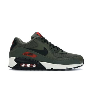 Nike �i�C�L �����Y �X�j�[�J�[ �yNike Air Max 90 Medium Olive Black Team Orange�z �T�C�Y US_8.5(26.5cm) Medium Olive/Black-Team Orange-Cargo Khaki-Black-Sail