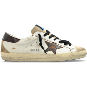 Golden Goose S[fO[X Y Xj[J[ yGolden Goose Super-Star White Beige Brownz TCY US_6(24.0cm) White/Beige/Brown