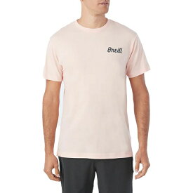 オニール メンズ シャツ トップス O'Neill Men's Burnout T-Shirt Pink Dust
