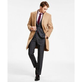 マイケルコース メンズ ジャケット＆ブルゾン アウター Men's Classic Fit Luxury Wool Cashmere Blend Overcoats Camel Tan