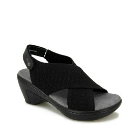 ジャイビーユー レディース サンダル シューズ Women's Alyssa Wedge Sandals Black