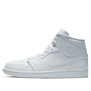 Air Jordan �W���[�_�� �����Y �X�j�[�J�[ �yAir Jordan 1 Mid 'Triple White 2019' 554724-129�z �T�C�Y US_12(30.0cm)