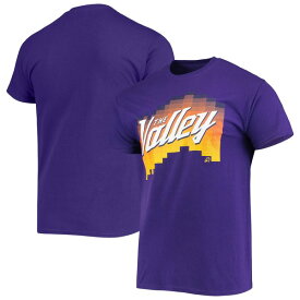 ジャンクフード メンズ Tシャツ トップス Phoenix Suns Junk Food The Valley Pixel TShirt Purple