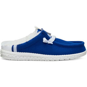 Hey Dude �w�C�f���[�h �����Y �X�j�[�J�[ Electric Blue/White �yHey Dude Wally Slip Loafer NHL Toronto Maple Leafs�z �T�C�Y US_M_13