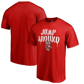 ファナティクス メンズ Tシャツ トップス Wisconsin Badgers Fanatics Branded Hometown Collection Jump Around TShirt Red