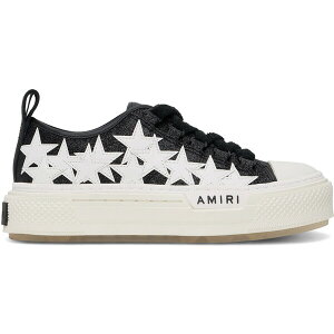 AMIRI �A�~�� ���f�B�[�X �X�j�[�J�[ �yAMIRI Stars Court Low Black Glitter White (Women's)�z �T�C�Y EU_40(25.5cm) Black