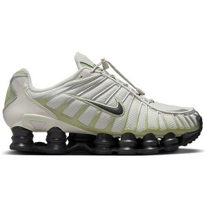 Nike �i�C�L ���f�B�[�X �X�j�[�J�[ �yNike Shox TL Olive Aura (Women's)�z �T�C�Y US_5(22.0cm) Light Bone/Olive Aura/Metallic Silver/Off-Noir
