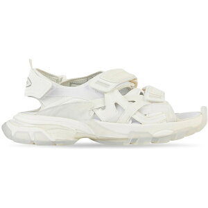 Balenciaga �o�����V�A�K ���f�B�[�X �X�j�[�J�[ �yBalenciaga Track Sandal Clear Sole White (Women's)�z �T�C�Y US_W_11 White