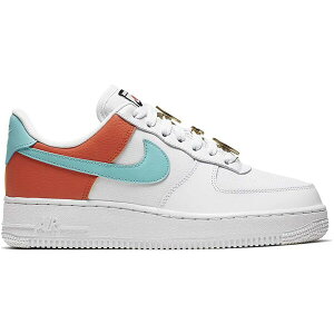 Nike �i�C�L ���f�B�[�X �X�j�[�J�[ �yNike Air Force 1 Low SE Basketball Pins Light Aqua (Women's)�z �T�C�Y US_6(23.0cm) White/Light Aqua-Cosmic Clay