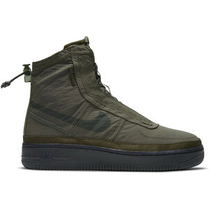 Nike �i�C�L ���f�B�[�X �X�j�[�J�[ �yNike Air Force 1 High Shell Cargo Khaki (Women's)�z �T�C�Y US_5.5(22.5cm) Cargo Khaki/Seaweed/Off Noir