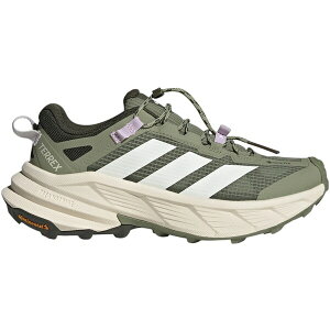 adidas �A�f�B�_�X ���f�B�[�X �X�j�[�J�[ �yadidas Terrex Freehiker SL Gore-Tex Tent Green Off White Lavender (Women's)�z �T�C�Y US_9.5(26.5cm) Tent Green/Off White/Ice Lavender