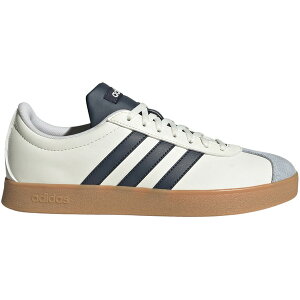 adidas �A�f�B�_�X ���f�B�[�X �X�j�[�J�[ �yadidas VL Court Base White Aurora Ink Halo Blue (Women's)�z �T�C�Y US_6.5(23.5cm) Core White/Aurora Ink/Halo Blue