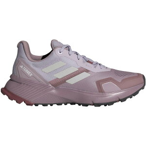 adidas �A�f�B�_�X ���f�B�[�X �X�j�[�J�[ �yadidas Terrex Soulstride Trail Preloved Fig Grey One Burgundy (Women's)�z �T�C�Y US_W_10.5 Preloved Fig/Grey One/Burgundy