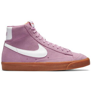 Nike �i�C�L ���f�B�[�X �X�j�[�J�[ �yNike Blazer Mid 77 Pink White Gum (Women's)�z �T�C�Y US_5(22.0cm) Pink/White-Gum Medium Brown