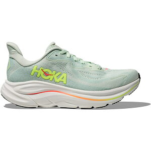 Hoka One One �z�J�I�l�I�l ���f�B�[�X �X�j�[�J�[ �yHoka One One Clifton 10 Sea Glass Neon Flame (Women's)�z �T�C�Y US_7(24.0cm) Sea Glass/Neon Flame