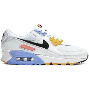 Nike �i�C�L ���f�B�[�X �X�j�[�J�[ �yNike Air Max 90 Solar Flare (Women's)�z �T�C�Y US_W_11 White/Pure Platinum/Solar Flare/Black