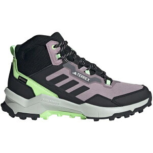adidas �A�f�B�_�X ���f�B�[�X �X�j�[�J�[ �yadidas Terrex AX4 Mid Gore-Tex Preloved Fig Core Black Green Spark (Women's)�z �T�C�Y US_W_10 Preloved Fig/Core Black/Green Spark