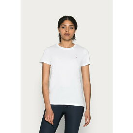 トミー ヒルフィガー レディース Tシャツ トップス HERITAGE CREW NECK TEE - Basic T-shirt - classic white