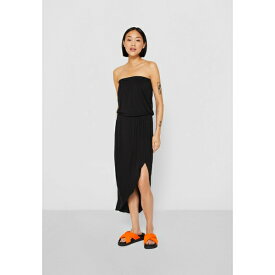 アーバン クラシックス レディース ワンピース トップス BANDEAU - Maxi dress - black