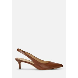 ラルフローレン レディース サンダル シューズ LOLAH SLINGBACK - Classic heels - deep saddle tan