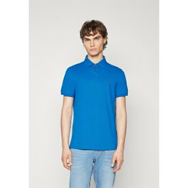 トミー ヒルフィガー メンズ サンダル シューズ SLIM - Polo shirt - vibrant indigo