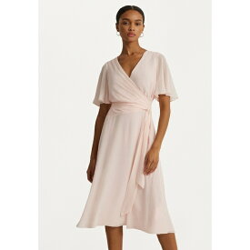 ラルフローレン レディース ワンピース トップス BELTED GEORGETTE DRESS - Cocktail dress / Party dress - pink opal