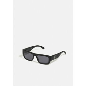 カルバンクライン メンズ サンダル シューズ UNISEX - Sunglasses - matte black