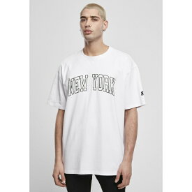 スターター メンズ Tシャツ トップス NEW YORK - Print T-shirt - white