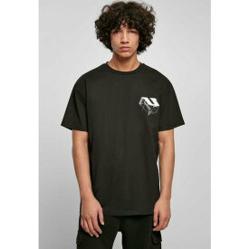 アーバン クラシックス メンズ Tシャツ トップス CONSTRUCTED - Print T-shirt - black