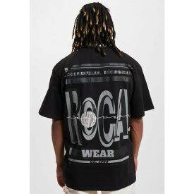 ロカウェア メンズ Tシャツ トップス ROCSTAR - Print T-shirt - black