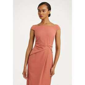 ラルフローレン レディース ワンピース トップス CREPE OFF THE SHOULDER GOWN - Occasion wear - pink mahogany