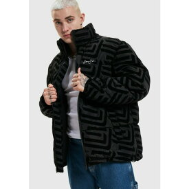 ショーンジョン メンズ ジャケット＆ブルゾン アウター SCRIPT LOGO GEOMETRIC AOP PUFFER - Winter jacket - black