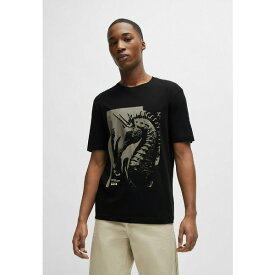 ボス メンズ Tシャツ トップス SEA HORSE - Print T-shirt - black two